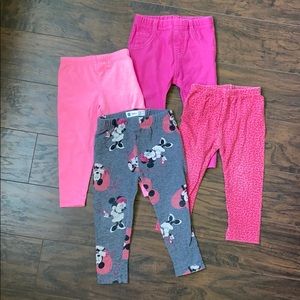 Lot of 4 pairs of leggings (size 18m)